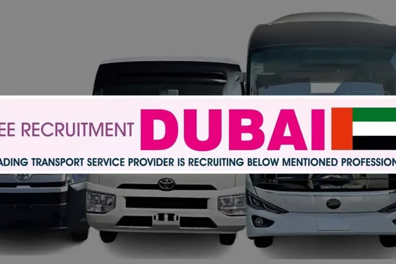 Free Recruitment, Driver Jobs in Dubai – Apply Now