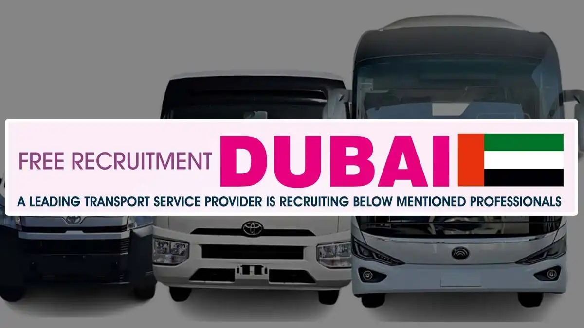 Free Recruitment, Driver Jobs in Dubai - Apply Now