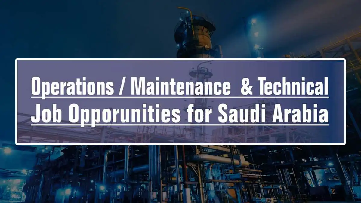 Polypropylene Jobs Saudi Arabia Hiring 2025